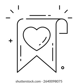 bookmark icon, simple design, vector illustration