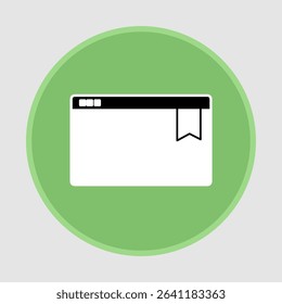 Bookmark icon, smart icon for ux ui, new modern, editable for project, vector illustration file, popular icon isolated.