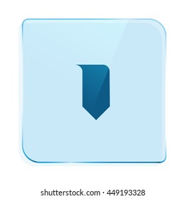 Bookmark icon stock vector illustration flat design