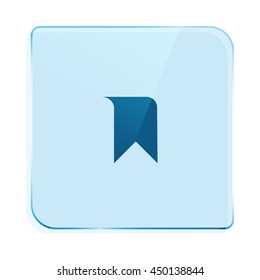 Bookmark icon stock vector illustration flat design