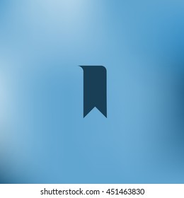 Bookmark icon stock vector illustration flat design