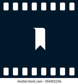 Bookmark icon stock vector illustration flat design