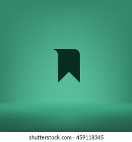 Bookmark icon stock vector illustration flat design