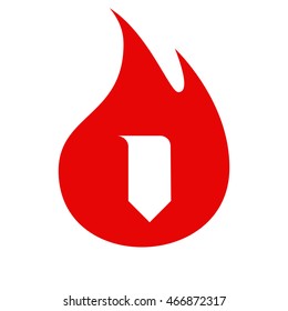 Bookmark icon stock vector illustration flat design
