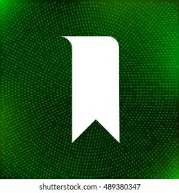 Bookmark icon stock vector illustration flat design