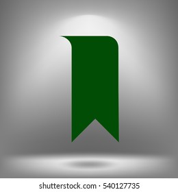 Bookmark icon stock vector illustration flat design