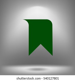 Bookmark icon stock vector illustration flat design
