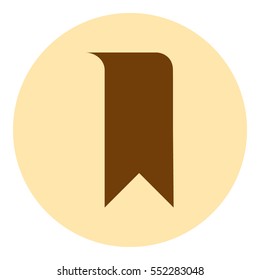 Bookmark icon stock vector illustration flat design