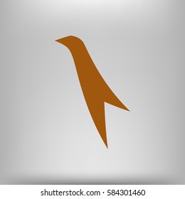 Bookmark icon stock vector illustration flat design