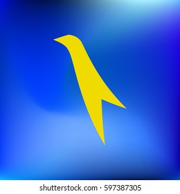 Bookmark icon stock vector illustration flat design