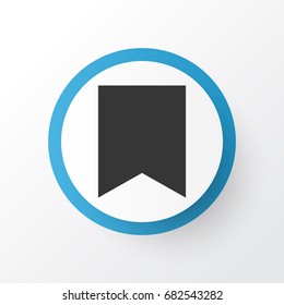 Bookmark Icon Symbol. Premium Quality Isolated Flag Element In Trendy Style.