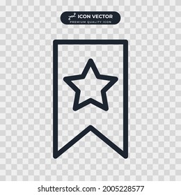 bookmark icon symbol template for graphic and web design collection logo vector illustration