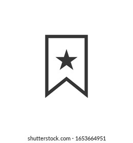 Bookmark Icon, Bookmark Symbol Vector Illustration
