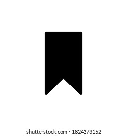 Bookmark icon symbol vector on white background