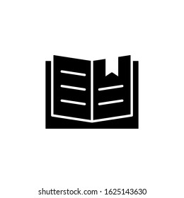 Bookmark icon template. Vector illustration 