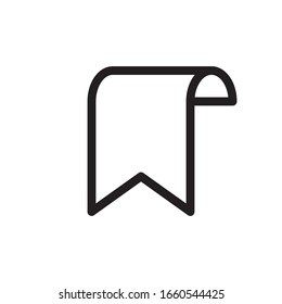 bookmark Icon In Trendy  Design Vector Eps 10