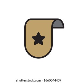 icono de marcador en el vector de diseño moderno Eps 10
