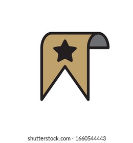 icono de marcador en el vector de diseño moderno Eps 10