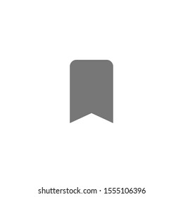 Bookmark Icon in trendy flat style isolated on grey background, for your web site design, app, logo, UI. Vector illustration, EPS10.