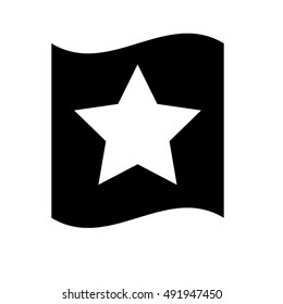 Bookmark Icon in trendy flat style