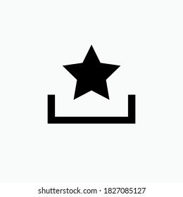 Bookmark Icon. UI Symbol - Vector Logo Template.