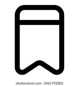 Bookmark icon for uiux, web, app, infographic, etc