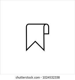 bookmark icon vector