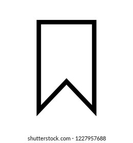 Bookmark icon, vector