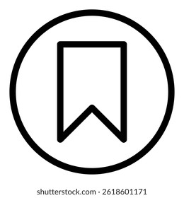 Bookmark icon. Bookmark vector icon