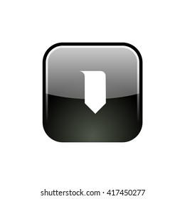 Bookmark icon vector