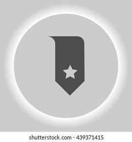 Bookmark icon vector