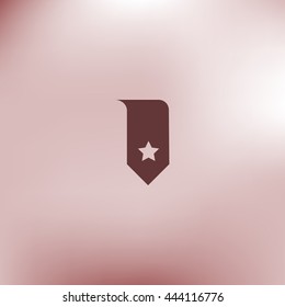 Bookmark icon vector