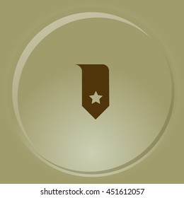 Bookmark icon vector