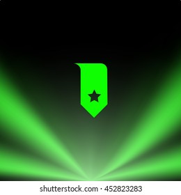 Bookmark icon vector