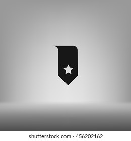 Bookmark icon vector