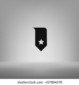 Bookmark icon vector