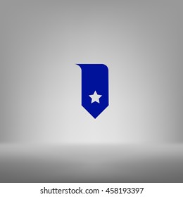 Bookmark icon vector