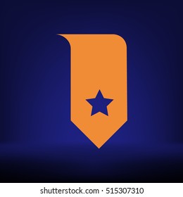 Bookmark icon vector