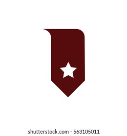 Bookmark icon vector