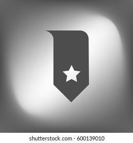 Bookmark icon vector