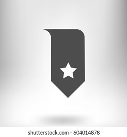Bookmark icon vector