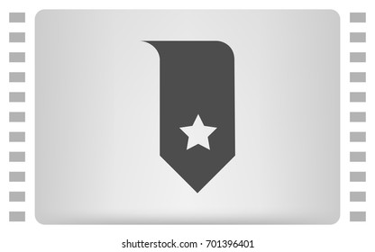 Bookmark icon vector