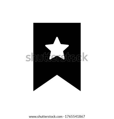 Bookmark icon vector,  add bookmark symbol icon flat design