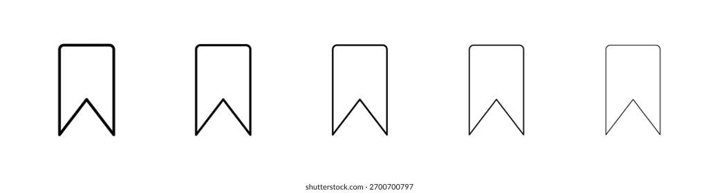 Lesezeichen-Symbol Vektorgrafik