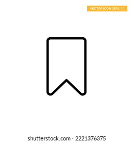 Bookmark icon vector design illustration