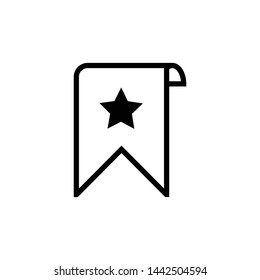 Bookmark Icon Vector Design Symbol Illustration