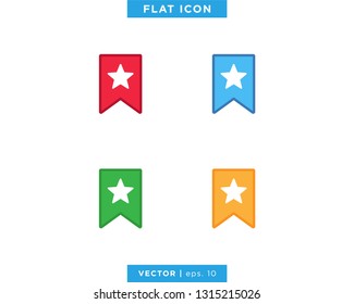 Bookmark Icon Vector Design Template