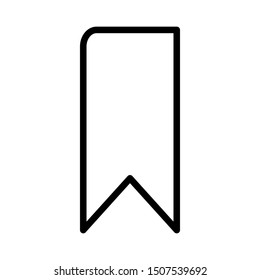 Bookmark icon vector design template