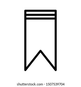 Bookmark icon vector design template