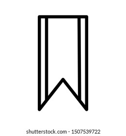 Bookmark icon vector design template